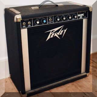 M04. Peavey Basic 50 amp.  20”h x 20”l x 11”d - $80